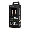 SilverStone Technology  USB 3.1 Gen 2 Type-C to Type-C with E-marker IC and support PD function cable1 meter Nylon Braided and aluminum shell Gold - 2 of 2