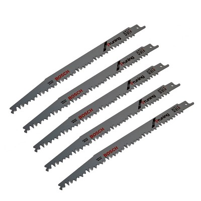Bosch 5 Pack of Genuine 9-Inch 5 TPI Recip Saw Blades - RP95B-5PK