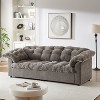ORRD Green Chenille Cloud Sofa, 94" Modern Fluffy Couch with Deep Seat for Living Room, Plush Upholstered Apartment & Office Furniture - 2 of 4