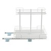 Household Essentials Double-Sided Pantry Organizer White: Steel Kitchen Storage, Cabinet Organizers, 1-Year Warranty - image 2 of 4