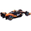 McLaren MCL38 #4 Lando Norris "OKX" Winner F1 "Miami GP" (2024) with Figure and Case "Race" 1/43 Diecast Model Car by Bburago - 3 of 4