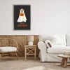 Stupell Industries Happy Howl-oween Ghost Dog Floating Frame Canvas Art, Gray, 17" x 25" - 3 of 4