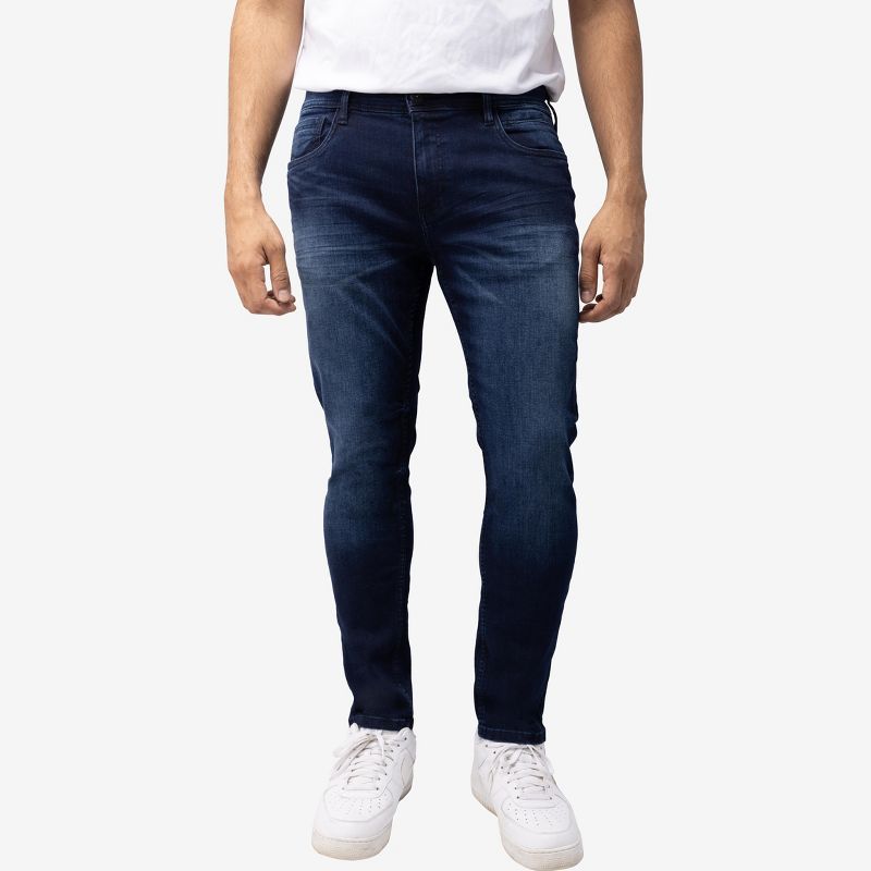 CULTURA Men's Stretch Skinny Fit Denim Jeans, 1 of 6