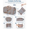 MaseiKar 80L Large Duffle Bag for Travel, 26' Travel Duffel with Shoe Compartment, Foldable Collapsible Gym Bag, Waterproof & Tear Resistant (Stripe) - 2 of 4