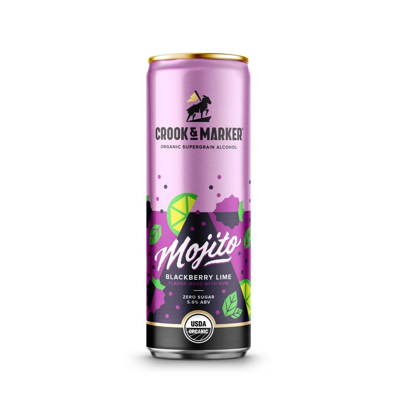 Crook &#38; Marker Blackberry Lime Mojito - 8pk/11.5 fl oz Cans, 4 of 10