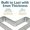 Sunnydaze Galvanized Steel L-Shaped Raised Garden Bed - 3 of 4