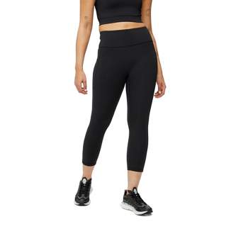 TomboyX Workout Leggings, 3/4 Capri Length High Waisted Active Pants For Women