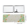 Unique Bargains Rectangular Hand-drawn Makeup Mirror Green 1 Pc - 2 of 3