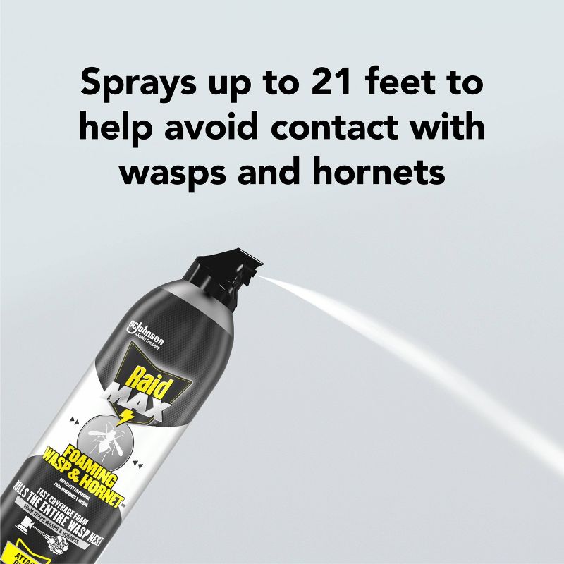 Raid Max Wasp and Hornet Foaming - 16.5oz, 5 of 17