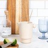 Storied Home Storied Home Modern Small Stoneware Pitcher or Vase - 2 of 4