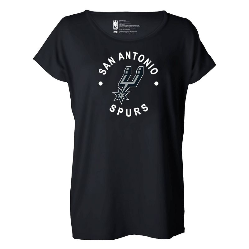 NBA San Antonio Spurs Women&#39;s Dolman Short Sleeve T-Shirt, 1 of 5