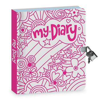 MindWare Rainbow World Foil Coloring Diary - Stationery