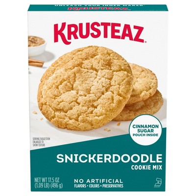 Krusteaz Snickerdoodle Cookie Mix, 17.5 oz Box (Pack of 4)