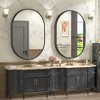Apmir Oval High-Strength Tempered Glass and Aluminum Alloy Framed French Cleat Mounted Wall Decor Bathroom Vanity Mirror with 5-Year Warranty - 2 of 4