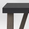Faux Wood Patio Accent Table with Faux Concrete Tabletop - Smith & Hawken™ - image 3 of 3