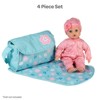 Adora Baby Doll Diaper Bag - Flower Power Diaper Bag with Baby Doll Accessories - 3 of 4
