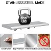 304 Stainless Steel Folding Shelf - Wall-mount serving shelf for food trucks, grill areas, BBQ tables & restaurants. - 4 of 4