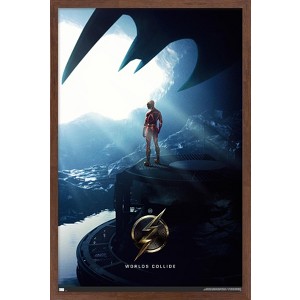 Trends International DC Comics Movie The Flash - Batcave One Sheet Framed Wall Poster Prints - 1 of 4