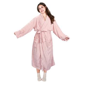 Tirrinia Premium Women's Fleece Chenille Bathrobe - Good Touch Feeling, Skin - Friendly
