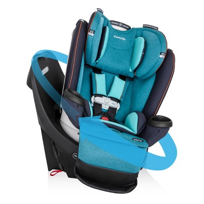 Evenflo Gold Revolve 360 Extend All-in-One Rotational Convertible Car Seat with Sensor Safe