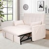 NicBex Convertible Sofa Bed Couch with Adjustable Back & Pillows,Oversized Upholstered Sleeper Sofa for Living Room,Bedroom - 2 of 4