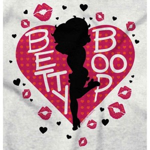 Betty Boop Fans Lovers Cute Heart Womens Graphic T Shirt Tees Brisco Brands - 1 of 4