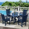 WestinTrends 5 Piece Outdoor Patio Dining Set Outdoor Square Table and Armchair Set - 2 of 2