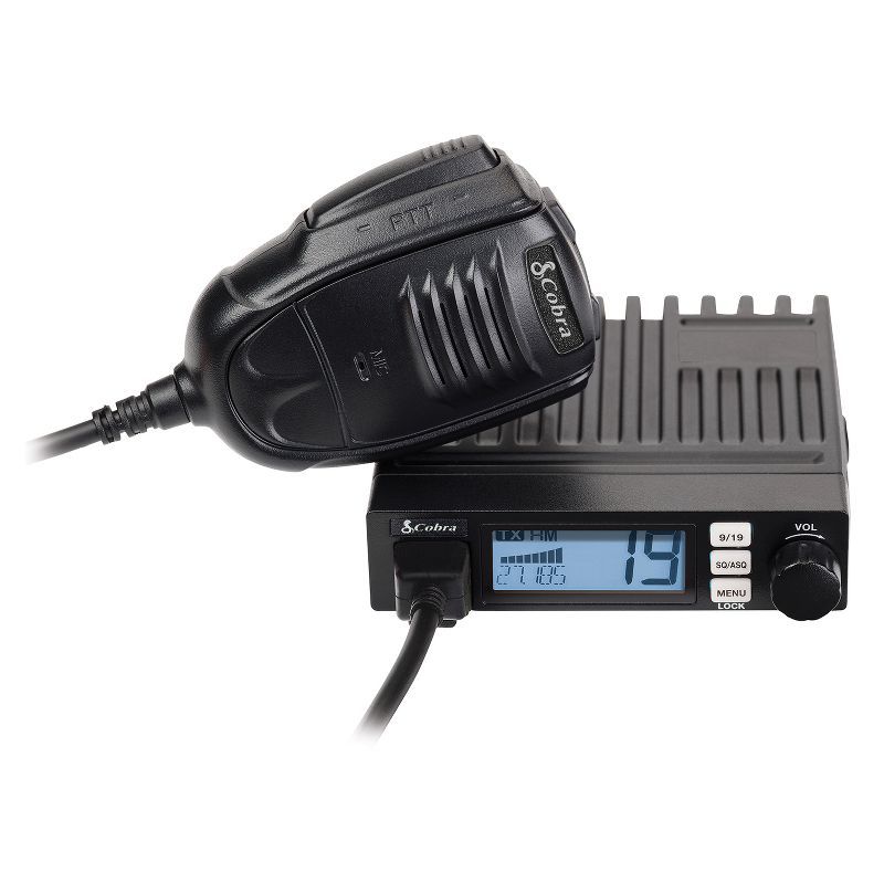 Cobra 19 MINI 40-Channel Fixed-Mount Ultra-Compact CB Radio with Instant Channels 9 and 19, 2 of 11