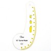 Dritz Ruler Design Trio: Acrylic Sewing & Quilting Supplies, Drafting Rulers, Clear Craft Mats, 25.5" x 11" - 3 of 4