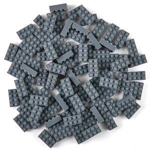 Strictly Briks Classic Bricks Starter Kit, Gray, 96 Pieces, 2x4 Studs, Building Creative Play Set for Ages 3 and Up - 1 of 4