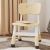 coucheta 4 Pack Kids Chair, 3 Level Height Adjustable, Plastic Toddler Chairs for Children Boys Girls Age 2-6, for Classroom Nursery Indoor Use - 3 of 4