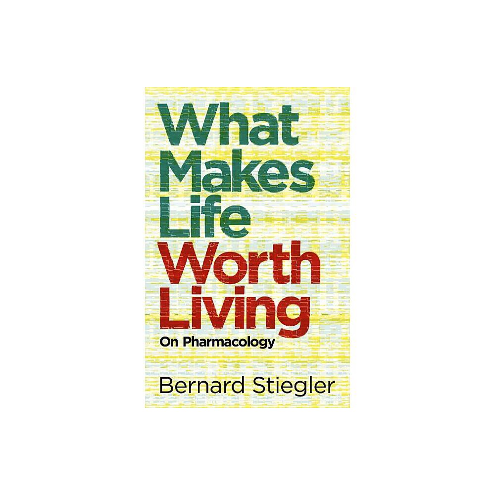 What Makes Life Worth Living - by Bernard Stiegler (Paperback)