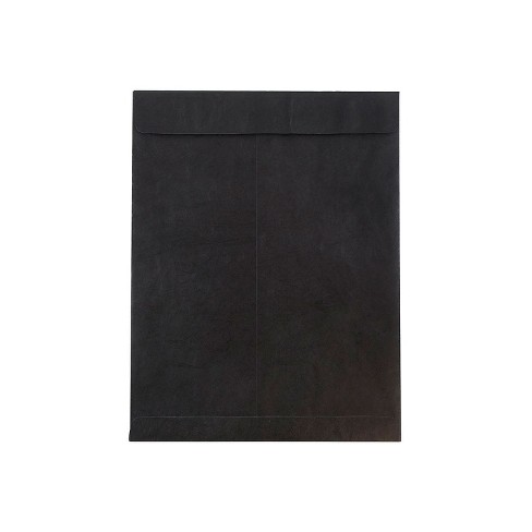JAM Paper 10 x 13 Tyvek Tear-Proof Open End Catalog Envelopes Black V021376 - image 1 of 1