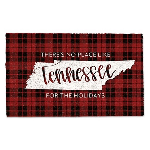 Creative Products There's no Place like Tennessee for the Holidays 30 x 18 Door Mat - image 1 of 1