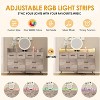Jojoka 8 Drawer Dresser, Modern Dresser for Bedroom with Led Lights and Charging Station - 4 of 4
