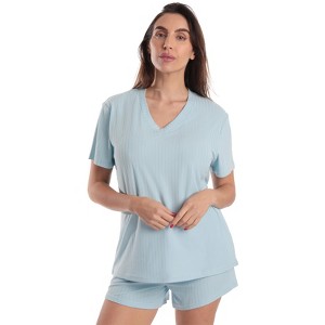 Just Love Women's Pajama Set with Soft Shorts – Cute and Comfortable Sleepwear for Women - 1 of 3