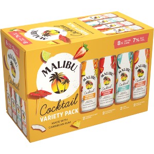 Malibu Cocktails Variety Pack - 8pk/355ml Cans - 1 of 4