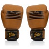 Fairtex BGV21 Legacy Muay Thai Boxing Gloves MMA UFC K1 Kick Boxing Training Genuine Leather Classic Matte Brown - 2 of 4