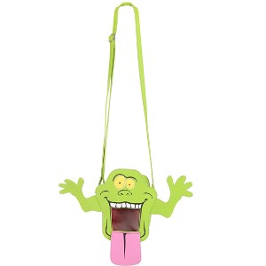 HalloweenCostumes.com   Ghostbusters Slimer Windowed Mini-Tote Bag, Green/Pink - 1 of 3
