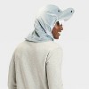Adult Snood Shark Halloween Costume Headwear - Hyde and EEK! Boutique™ Gray - 2 of 3