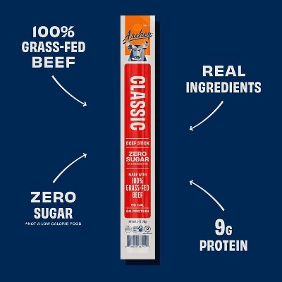 Archer Jerky Classic Beef Meat Sticks - 1oz