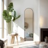 MAYEERTY Floor Standing Mirror, Wall Mirror with Stand Aluminum Alloy Thin Frame - 2 of 4