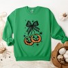 Coquette Pumpkin Cherries -  Womens Sweatshirt - 3 of 3