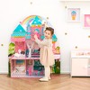 Olivia's Little World Princess Castle 2-Story Wooden Dollhouse for 12" Dolls - 2 of 4