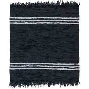Vintage Leather W/ Fringes VTL702 Hand Woven Indoor Rugs - Safavieh - 1 of 4