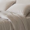 Cotton Tencel Sheet - Luxury Hotel Bedding Set, Soft, Cooling & Breathable for Hot Sleepers, Deep Pocket Up to 16 Inches - 3 of 4