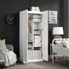 Hopkins Modern 7 Shelf Freestanding Storage Closet White - Manhattan ...