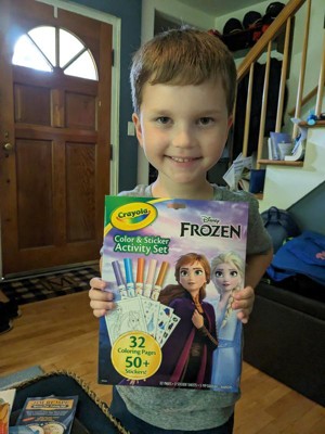 Crayola Frozen Color & Sticker Activity Set : Target