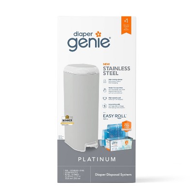 Diaper Genie Platinum Pail - Gray : Target