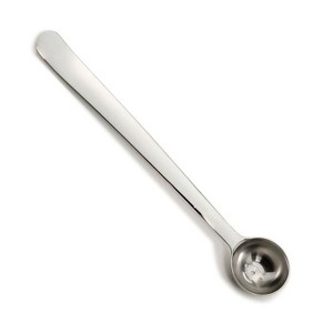 Norpro 7-Inch Stainless Steel Olive Serving Spoon and Cherry Scoop with Drain Holes, Silver - 1 of 3